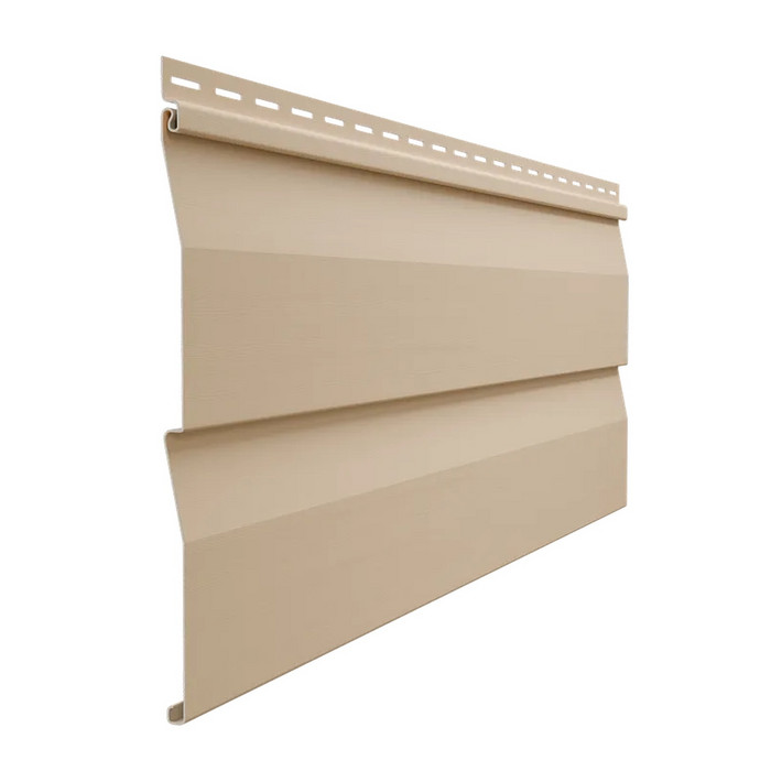 Виниловый сайдинг Docke Корабельный брус D4.5DL STANDARD крем-брюле 3000х232